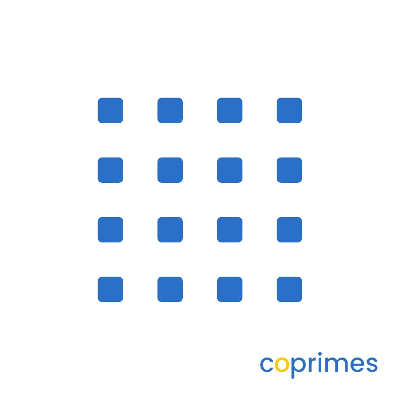 A grid of solid squares arranged in 4 rows and 4 columns.